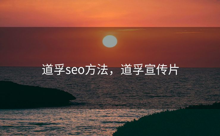 道孚seo方法，道孚宣传片