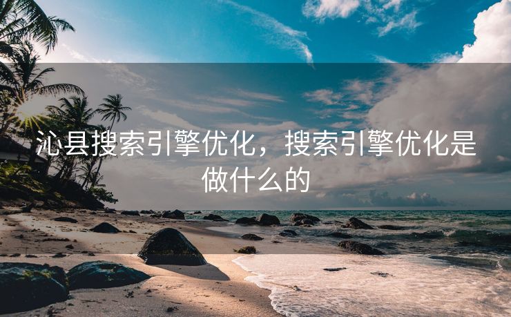 沁县搜索引擎优化，搜索引擎优化是做什么的
